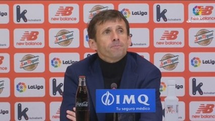 Ziganda: "Kepa tiene el tobillo tocado, la realidad es la que es"