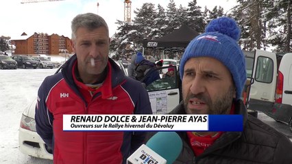 D!CI TV : Dolce et Ayasse ouvreurs sur le Rallye Hivernal du Dévoluy