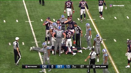 Bears knock ball loose, force fumble in waning seconds of first half
