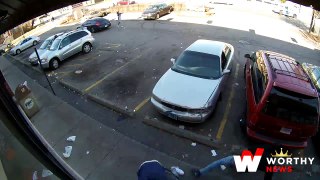 WATCH_ A shootout in a Chicago parking lot is caught on surveillance camera. ..