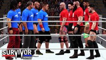 Team Raw Vs Team Smakdown 5 On 5 Tag Team Match full match - WWE SURVIVOR SERIES 17 december 2017