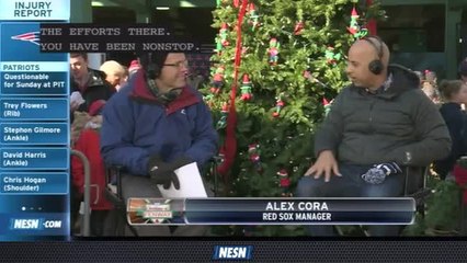 NESN Sports Today -- Alex Cora At Fenway