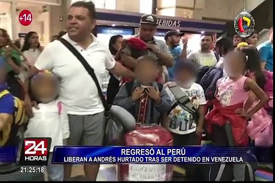 Regresó al Perú: Andrés Hurtado denuncia maltratos y golpes tras detención en Venezuela 