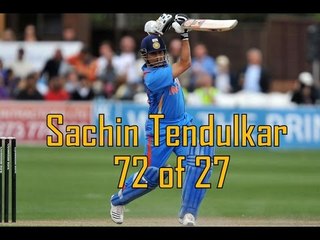 सचिन की २७ बॉल ७२ रन की आक्रमक पारी ने तोड़ दी कार !