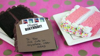 DIY Birthday Cake Postcard
