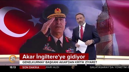 Akar, İngiltere'ye gitti