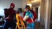 Spiderman, Frozen Elsa & Captain america girl VS Joker! Superhero Fun in real life! and Colors | Daily Funny | Funny Video | Funny Clip | Funny Animals