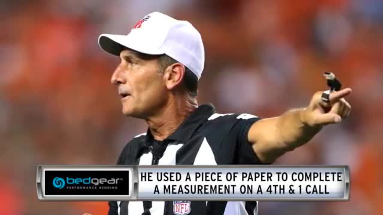 Ref Uses Paper To Spot Ball, Carr Fumbles In Raiders Vs. Cowboys