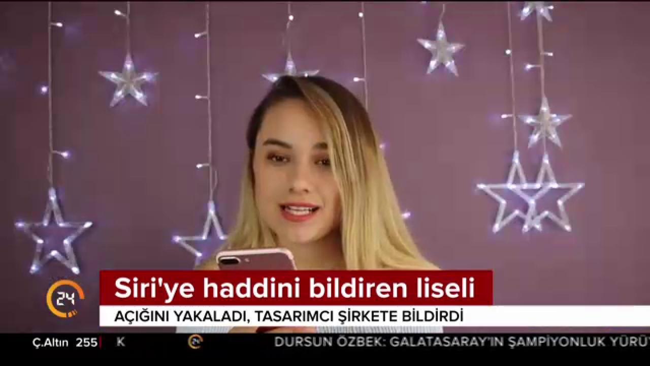 Siri'ye haddini bildiren