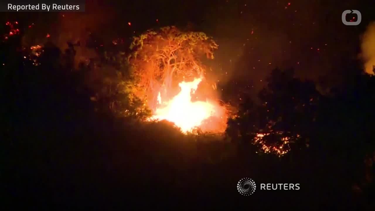 Winds Continue Fueling California Wildfire