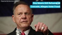 Roy Moore Still Refusing to Concede; Alleges Voter Fraud