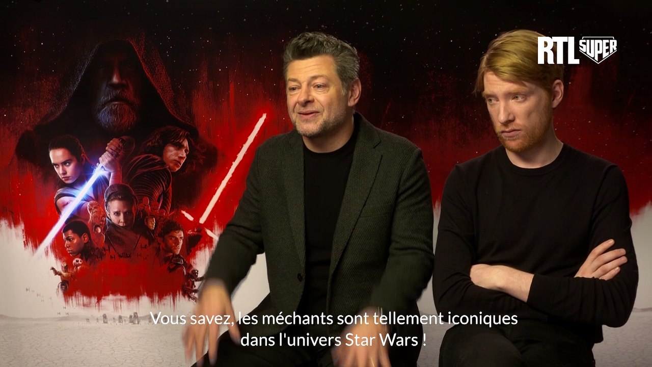 VIDÉO - "'Star Wars 8' est un film qui a du cœur", pour Andy Serkis (Snoke)