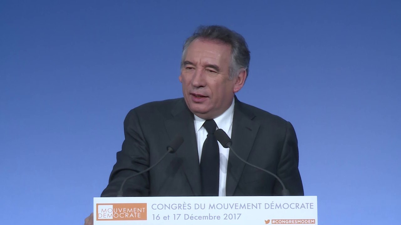 François Bayrou - Ouverture du Congrès 2017