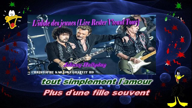 Johnny Hallyday - L'idole des jeunes KARAOKE / INSTRUMENTAL