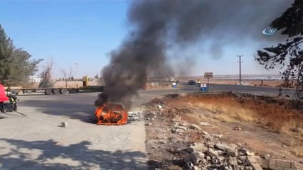 Seyir Halindeki Otomobil Küle Döndü