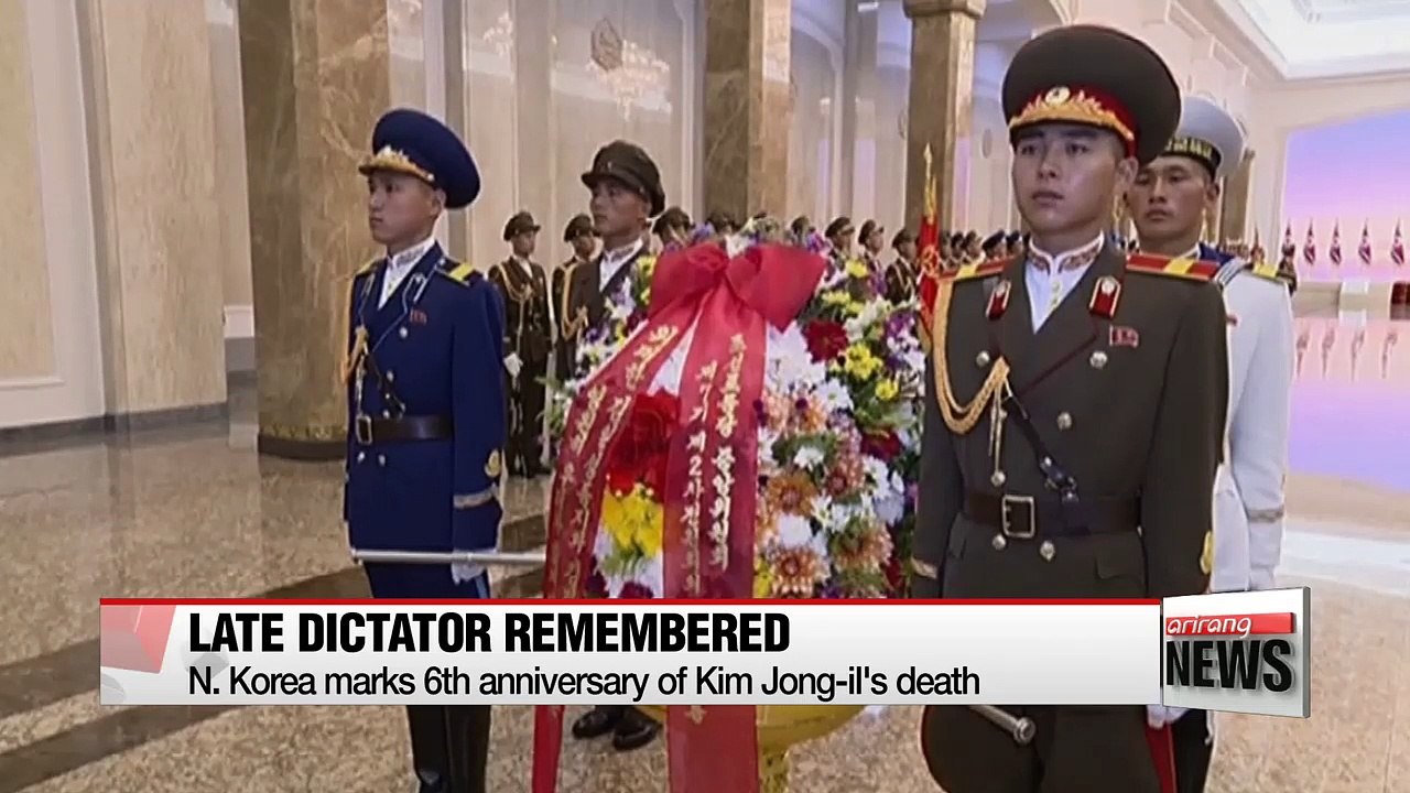 N. Korea marks 6th anniversary of Kim Jong-il's death