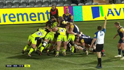 Worcester Warriors v Sale Sharks - 1st Half -  RD 10 - Aviva Prem 2017-18