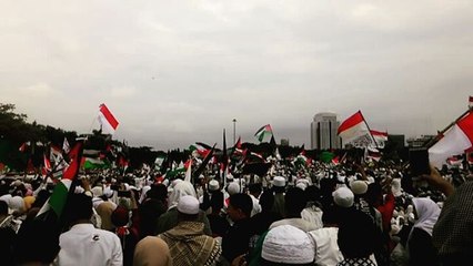 Muslim Leaders Call on Indonesians at Jakarta Protest to Support Palestine