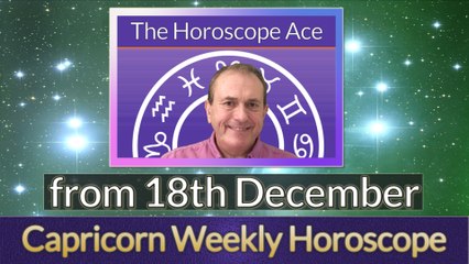 Capricorn Weekly Horoscope from 18th December - 25th December 2017