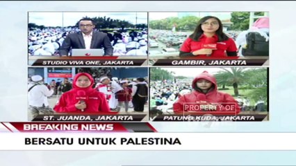 "Aksi Bela Palestina" di Kawasan Monas [Part 1]