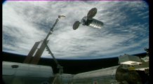 Timelapse of Cygnus OA-8 Departing International Space Station