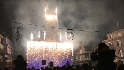 Embrasement de la Porte Horloge