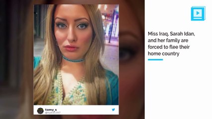 Miss Iraq forced to flee country over picture with Miss Israel