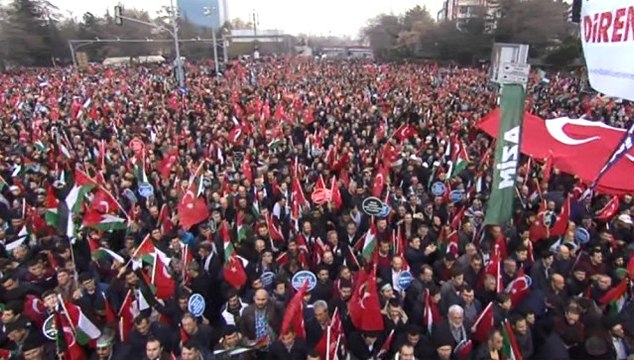 Kudüs'e Özgürlük, İnsanlığa Barış Mitingi Başladı