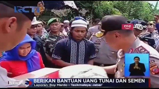 Walikota Tasikmalaya dan Kapolda Jabar Berikan Bantuan