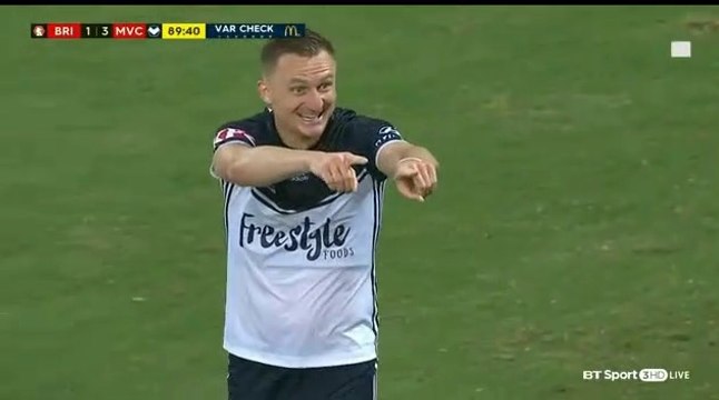 1-3 Besart Berisha Amazing Goal - Brisbane Roar 1-3 Melbourne Victory 17.12.2017
