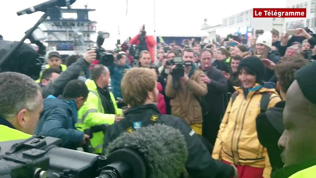François Gabart. Retour triomphal à Brest !