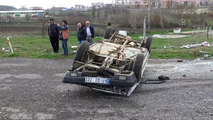 Malkara'da trafik kazası: 2 yaralı - TEKİRDAĞ