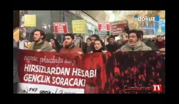 Ankara'da gençlik örgütlerinin yürüyüşüne polis müdahalesi: Çok sayıda gözaltı var