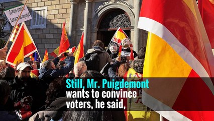 Rajoy Hopes to Return Catalonia to ‘Normality’ With an Abnormal Election