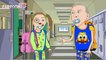 Cartoon Bad Baby Victoria vs Crybaby Daddy Toy Freaks Annabelle Hidden Eggs Annabelle