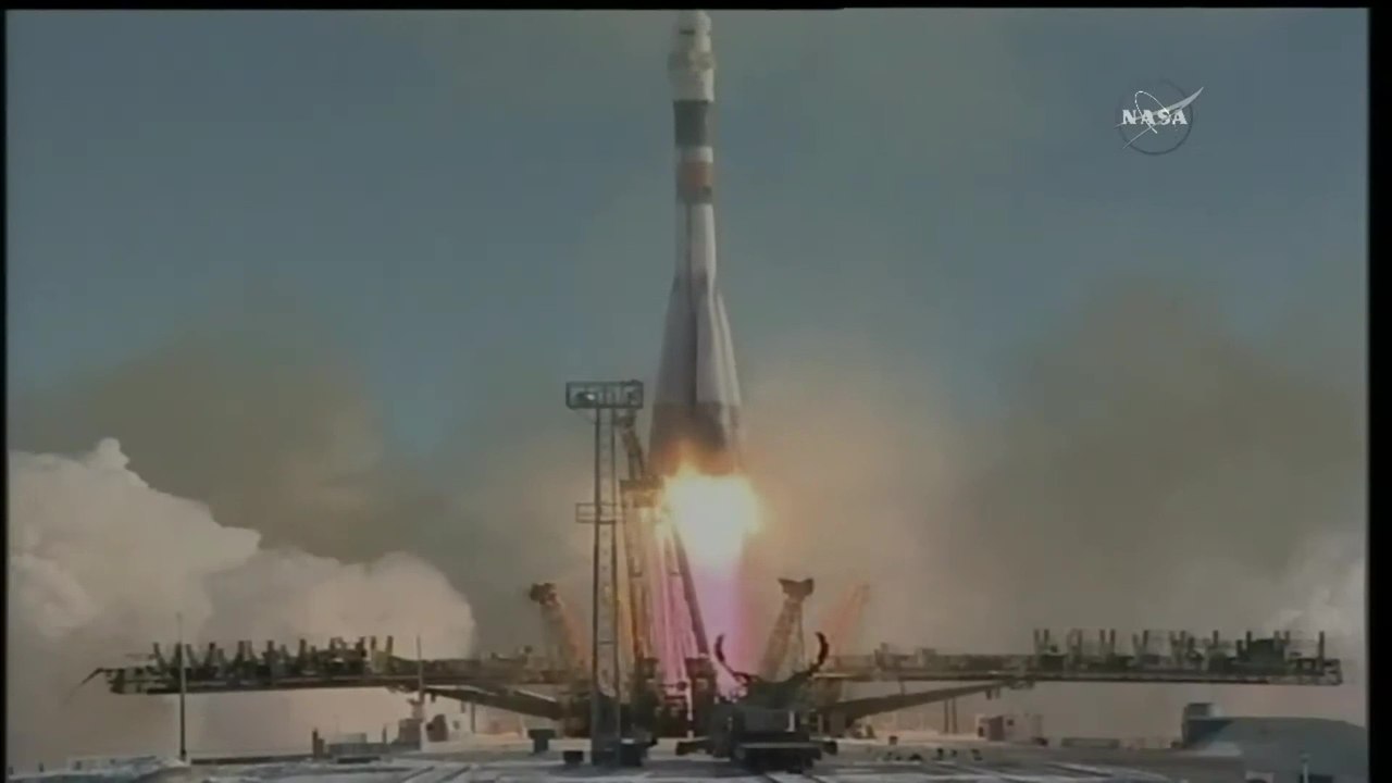 Launch Replays of Soyuz-FG Carrying Manned Soyuz MS-07
