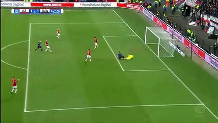AZ Alkmaar 1-1 Ajax Klaas-Jan Huntelaar Goal HD - 17.12.2017