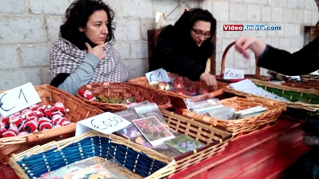 Andria: il mercatino di Natale nel Chiostro San Francesco