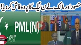 Mansoor Ali Khan And Muhammad Maalick On PMLN