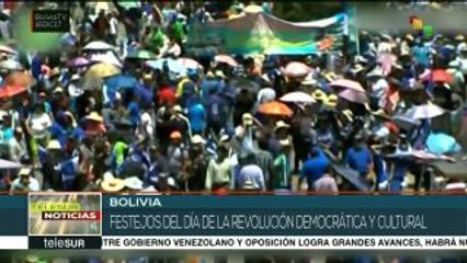 Bolivia celebra el día de la revolución democrática y cultural