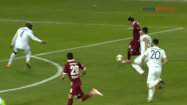 0-1 Miloš Deletić Goal - Lamia 0-1 AEL Larisa - 17.12.2017