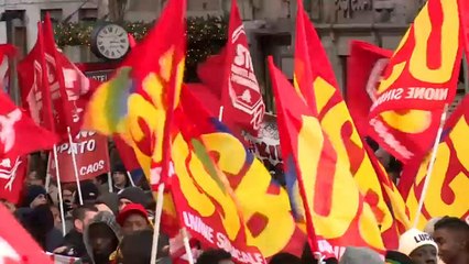 المهاجرون الأفارقة في إيطاليا يحتجون على سوء معاملتهم