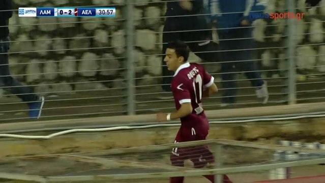 0-2 Miloš Deletić Second Goal - Lamia 0-2 AEL Larisa - 17.12.2017