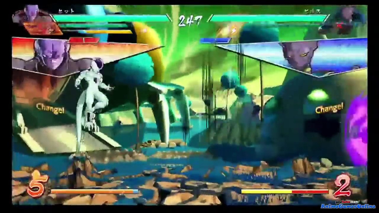 Dragon Ball FighterZ DRAMATIC FINISH! Hit_Black_Frieza VS Beerus_Goku_Gotenks Gameplay