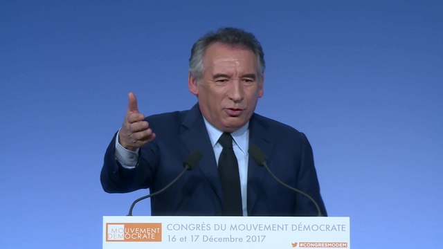 François Bayrou, discours de clôture - Congrès 2017