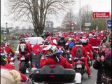 Les motards Père Noël défilent à Châteauroux pour la bonne cause.