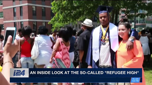 i24NEWS DESK | An inside look at the so-called refugee high | Sunday, December 17th 2017