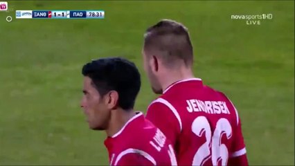 1-1 Erik Jendrišek Goal Greece  Super League - 17.12.2017 SKODA Xanthi 1-1 Panathinaikos