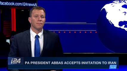 i24NEWS DESK | PA President Abbas accepts invitation to Iran | Sunday, December 17th 2017