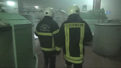 Yanan Fabrikada Faciayı Otomatik Söndürme Sistemi Önledi